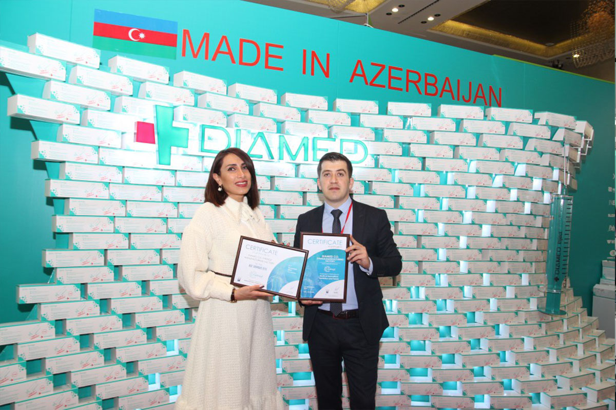 Diamed Co zavodu Beynəlxalq sərgidə sertifikata layiq görülüb